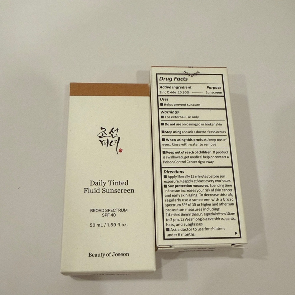 Beauty of Joseon Daily Tinted Fluid Sunscreen - MY 210 New